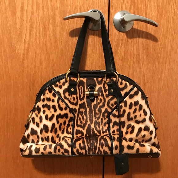 ysl animal print bag